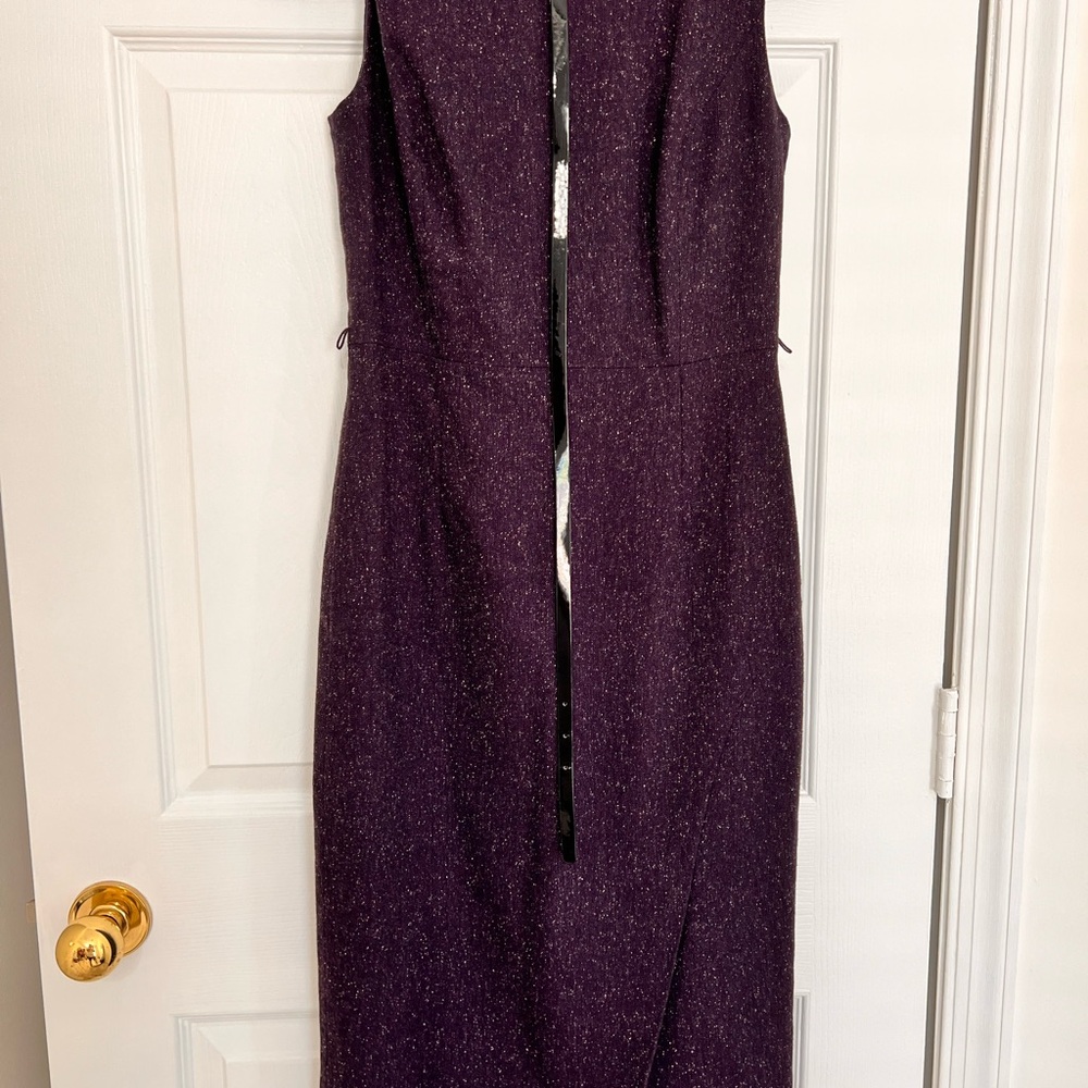 Emerson Rose Purple Sleeveless Dress with belt